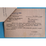 Dekret - Pamětní odznak pro Československé dobrovolníky 1918-19 - udělen 1946