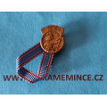 Miniatura - klopový odznak se zapichovací jehlicí 32.pěší pluk Gardský