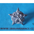 Miniatura - Klopový odznak Čs partyzán na šroub - neznačeno - pr. 23mm - světlý