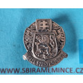 Klopový  odznak -miniatura II. pluku Stráže svobody na sponu