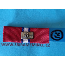 Náprsní stužka - miniatura - ČS revoluční medaile - Ruské legie - na přišití štítek 8