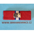Náprsní stužka - miniatura - ČS revoluční medaile - Francouzské legie - na přišití štítek 24