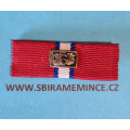 Náprsní stužka - miniatura - ČS revoluční medaile - Ruské legie - na přišití štítek 6