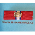 Náprsní stužka - miniatura - ČS revoluční medaile - Ruské legie - na přišití štítek 10