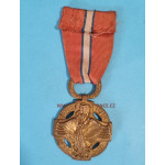 Československá revoluční medaile - s podpisem AB - Pařížské vydání 1918-1919 Francouzské legie - štítek „ARGONNE “ a „22“ - var. těžká světlá