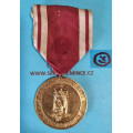 Národní Garda - Zlatá medaile " Za věrnost a branné zásluhy vlasti" za civilní zásluhy