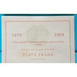 Dekret - Pamětní odznak I. sboru vojenských záložníků Československé republiky v Praze z roku 1959