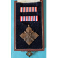 Československý válečný kříž 1939 v orig. etui - zkušební ražba, nebo nerealizovaný návrh - "RARITA"