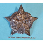 Odznak Československého partyzána - neznačený - originální etue - tmavý