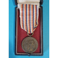 Pamětní medaile Manifestačního sjezdu dobrovolců let 1918-19 v etui - varianta drátěné ouško - tmavá