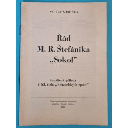 Řád M. R. Štefánika " Sokol " Václav Měřička