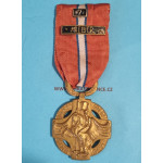 Československá revoluční medaile - s podpisem AB - Pařížské vydání 1918-1919 - Ruské legie - štítky SIBIŘ a „7“ - var. těžká světlá