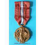 Československá revoluční medaile - s podpisem AB - Pařížské vydání 1918-1919 - Ruské legie - štítky SIBIŘ a „7“ - var. těžká světlá
