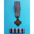 Národní Garda - Miniatura odznak SNG - Pamětní kříž Za věrné služby, vydání 1938