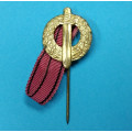 Klopová miniatura - Pamětní medaile ČS armády v zahraničí - větší varianta