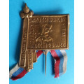 Odznak - Sjezd Svazu ČS domobrany z Itálie - Děčín 1936