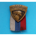 Odznak - Svaz ČS. domobrany z itálie - na šroub - zn. Mincovna Kremnica