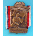  Odznak - Sjezd Čs dobrovolců III. pluk Svobody 1918-19 v Brně - 1938