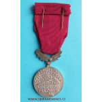 Řád 25. února 1948 - medaile  II. třída - číslovaná . Ag punc 800/1000