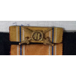 Národní Garda - DOK IV. - II. důstojnický stupeň 2. třída 1937-39 v orig. etui - s meči (konklávní s prohloubením)