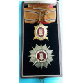 DOK IV. - čestný odznak s hvězdou II.velitelský stupeň 2.třída 1945-49 v orig. etui - za civilní zásluhy