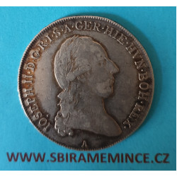 JOSEF II. (1765-1890) - 1/2 tolar 1789 A