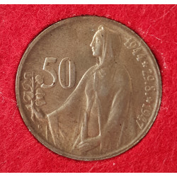 50 Kčs 1947 - třetí výročí SNP