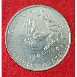 10 Kčs 1968 - sté výročí položení základního kamene Národního divadla /1868-1968/ 