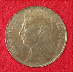 100 Kčs 1949 - sedmdesáté výročí narození J. V. Stalina