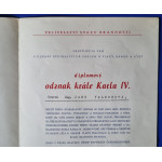 Velký dekret - Diplomový odznak krále Karla IV. - DOK IV. - Československá národní garda - 1945-49 udělen SB 1948