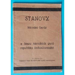 Stanovy Národní Gardy a Svazu Národních Gard republiky Československé - 1935