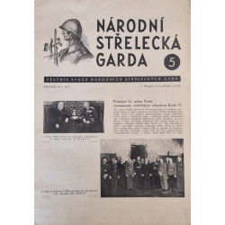 Věstník NÁRODNÍ STŘELECKÁ GARDA 1939 - ročník VII. č. 5