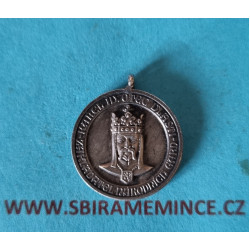 Národní Garda - Miniatura medaile DOK Za věrné služby, medaile za XXV služebních let - civilní skupina