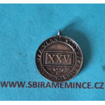 Národní Garda - Miniatura medaile DOK Za věrné služby, medaile za XXV služebních let - civilní skupina