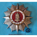 Diplomový čestný odznak krále Karla IV. Československá národní garda - DOK IV. hvězda II. velitelského stupně 2.třída 1945-49 za vojenské i civilní zásluhy