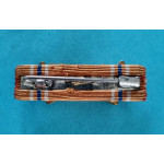 Národní Garda DOK IV. - náprsní stužka na sponu - I. velitelský stupeň 1.třída typ 1936/37-39 s meči - zlatá