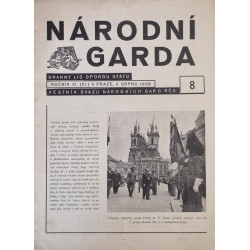 Věstník NÁRODNÍ GARDA 1938 - ročník VI. (XI) č.8
