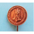 Národní Garda - Odznak - klopová miniatura ke Služební medaili za XX let typ 1927-39 - bronzová