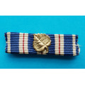 Národní Garda - Náprsní stužka Pamětní odznak SNG - Kříž Za věrné služby s pochvalou