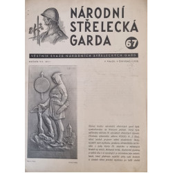Věstník NÁRODNÍ STŘELECKÁ GARDA 1939 - ročník VII. č.6-7