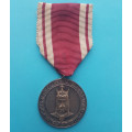 Národní Garda - Stříbrná medaile " Za věrnost a branné zásluhy vlasti" za civilní zásluhy