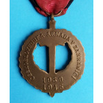 Pamětní medaile ČS armády v zahraničí v orig. etui - I. pražské vydání - štítek SSSR