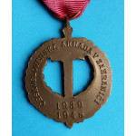 Pamětní medaile ČS armády v zahraničí - I. pražské vydání v orig. etui - štítek VELKÁ BRITÁNIE a FRANCIE