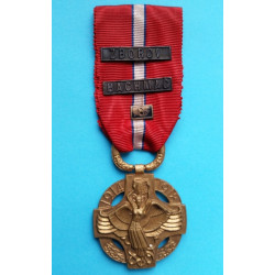 Československá revoluční medaile - s podpisem AB - vydání z let 1920-1938 - Ruské legie - štítky ZBOROV , BACHMAČ a  „8“ - var. těžká světlá