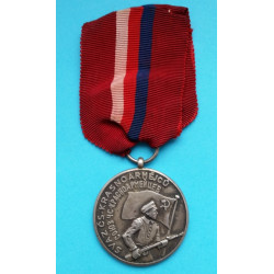 Stříbrná Pamětní medaile Svaz ČS rudoarmějců  - Ag