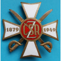 Pamětní odznak I. sboru vojenských záložníků ČSR v Praze z roku 1949