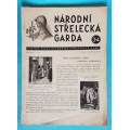 Věstník NÁRODNÍ STŘELECKÁ GARDA 1939 - ročník VII. č.3-4