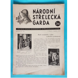 Věstník NÁRODNÍ STŘELECKÁ GARDA 1939 - ročník VII. č.3-4