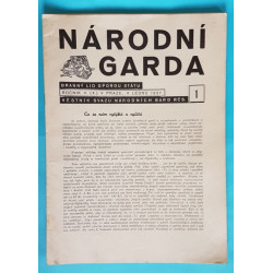 Věstník NÁRODNÍ GARDA 1937-ročník V. (X) č.1