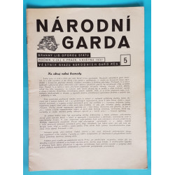 Věstník NÁRODNÍ GARDA 1937-ročník V. (X) č.5
